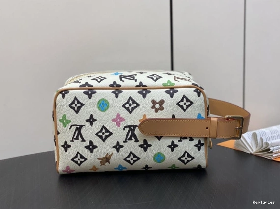 Rep ladies VUITTON LOCKER DOPP KIT bag-23*13*12CM LOUIS 0801